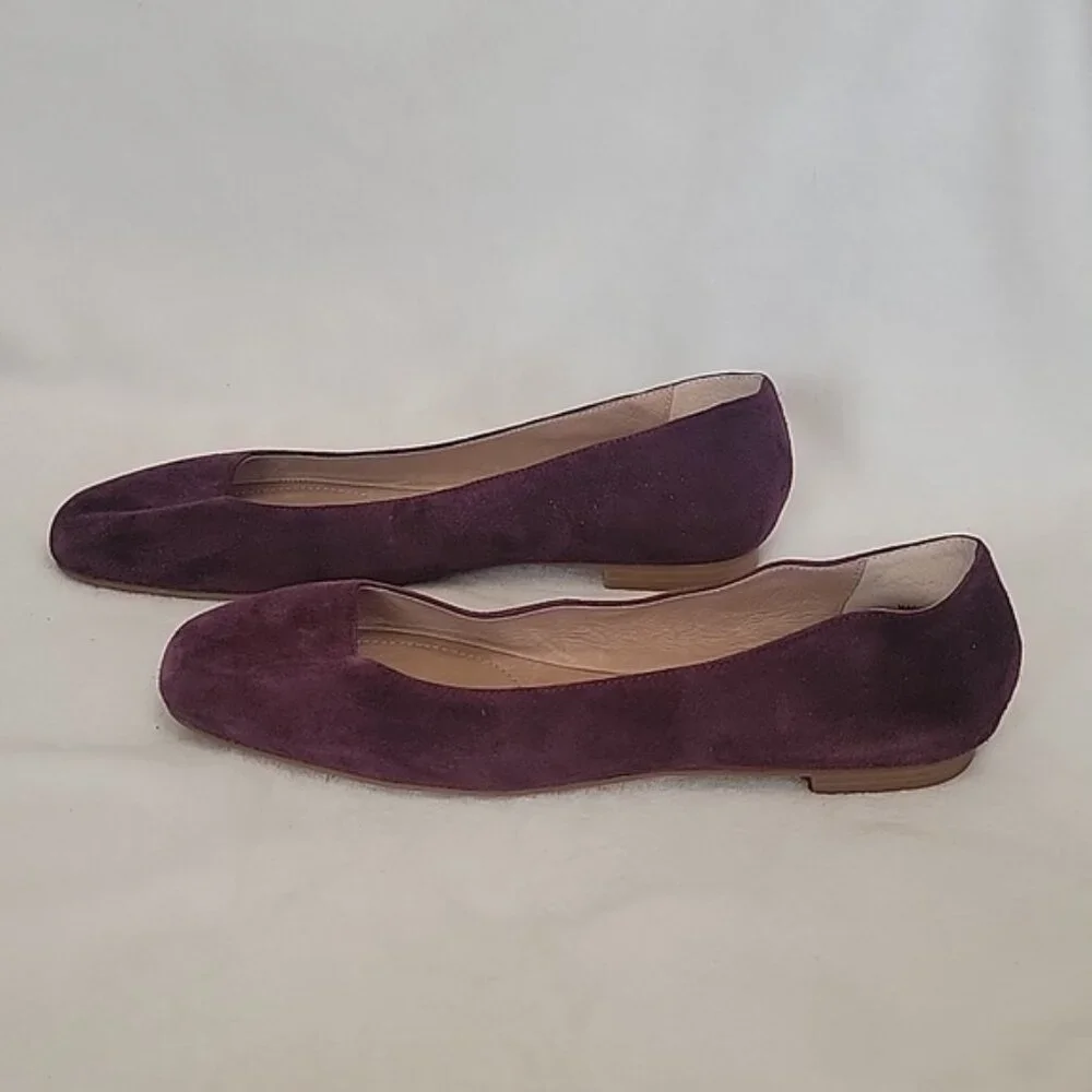 J. Jill Maroon Flats Size 9 - Picture 4 of 9